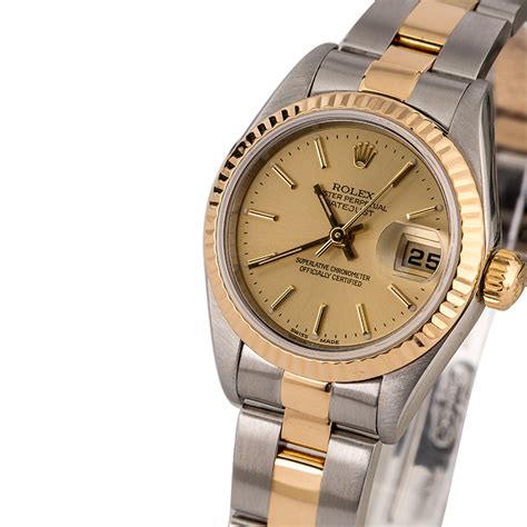 ladies rolex two-tone diamond datejust wristwatch|Rolex lady Datejust oyster 28mm.